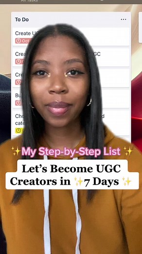Here’s my step by step list to get started as a UGC creator who’s ready to pitch to brands in 7 days! Let’s gooo! #ugc #ugccreator #newugc #ugcgirl #ugcgettingstarted #contentcreator #brands #greenscreen