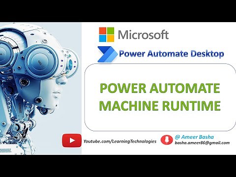 Power Automate Desktop || How to use and install Power Automate machine runtime - Introduction