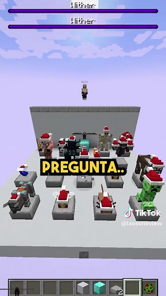 Tizin es MUY MALO ADIVINANDO EL MOB 😭 #minecraft #laos #laosoneview #tiktok