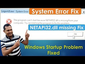 How to Fix dll Files Missing in Windows 7/8.1/10 | dll Files Fix | dll Files Missing Windows Fix