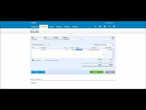 Xero Accounting Tutorial #6 - Recording Supplier (Purchase) Invoices