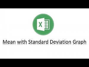 Mean with Standard Deviation Graph in Excel | Biostatistics | Statistics Bio7