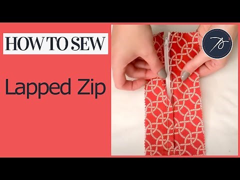 How to Insert a Lapped Zipper