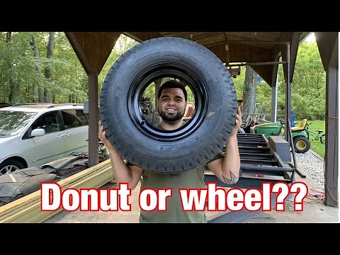 How To Do Tires At Home In Real Time! The Trailer Gets NEW Tires!