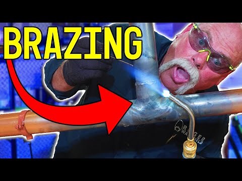 How to BRAZE Copper Plumbing Lines