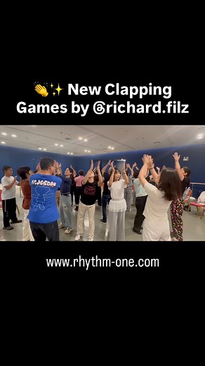 👏 Fun, rhythm, and energy for your classroom or workshop! 🚀 👉 Find brand-new clapping patterns with lyrics, perfect for kids and choirs, in our book NEW CLAPPING GAMES – including 33 videos for instant download. 🔗 Link https://www.rhythm-one.com/en/digital-products/162-new-clapping-games-richard-filz-english-version.html #clappinggames #bodypercussion #musicteaching #funwithrhythm #richardfilz #rhythmone #musicforkids | RhythmOne