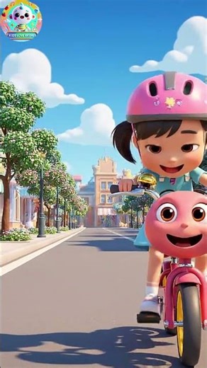 Bicycle Song for Kids 🚲 | Street Ride Adventure | Nursery Rhymes & Baby Songs