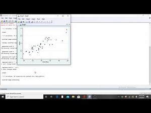 STATA TUTORIAL4; SCATTER PLOT AND BEST FITTED REGRESSION LINE BY USING COMMAND