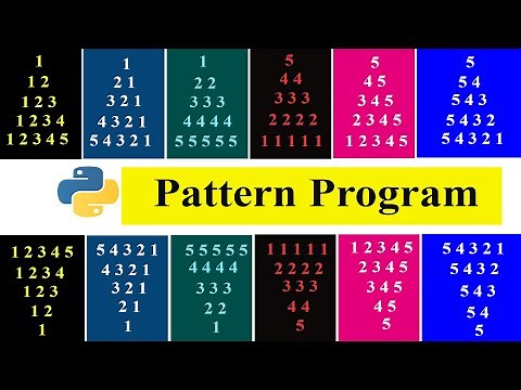 Number Pattern | Part 2 | Python Pattern Programs