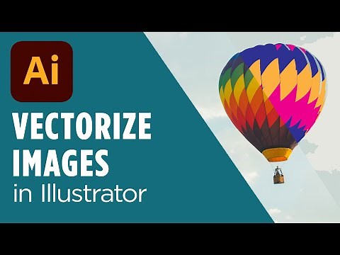 Raster to Vector: How to Vectorize, Upscale, and Edit Images in Illustrator -Graphic Design Tutorial