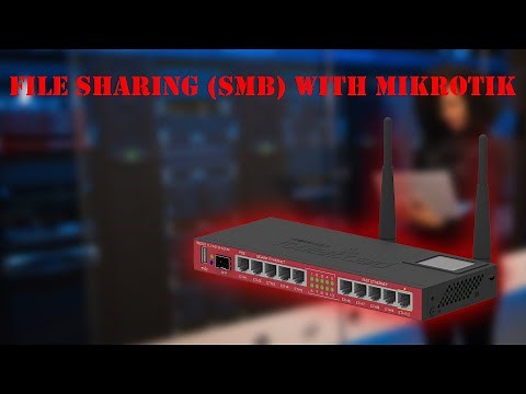 How to use MikroTik USB port as file server (SMB)?