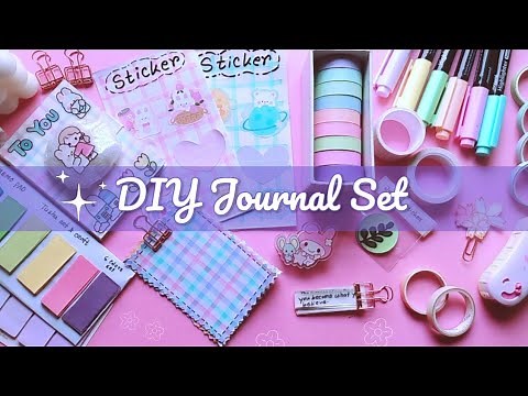 (Part-10) DIY JOURNAL SET /How to Make Journal Set at Home /DIY Journal kit / DIY Journal Stationary
