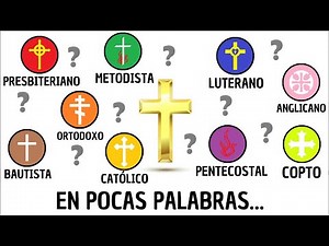 Todas las DENOMINACIONES CRISTIANAS explicadas en 16 minutos