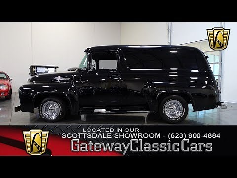1956 Ford F100 Panel Truck, Gateway Classic Cars Scottsdale #298