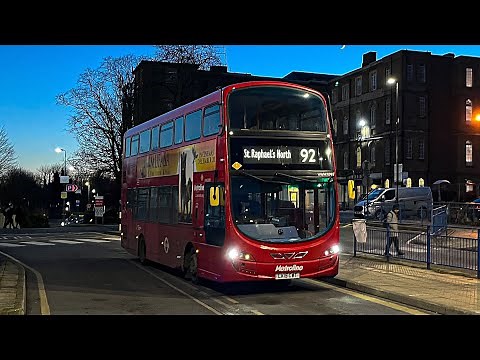 Full Route Visual | London Bus Route 92: St Raphael’s North - Ealing Hospital (VWH2095 - LK15 CWY)