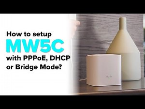 Tenda MW5C AC1200 Whole Home Mesh WiFi System Setup Guide