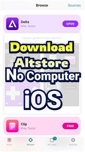 Download AltStore Without a Computer — iOS Sideloading