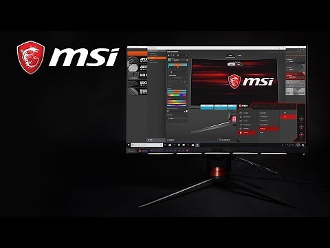 How to customize RGB LED on MSI Optix MPG series monitor | Gaming Monitor | MSI