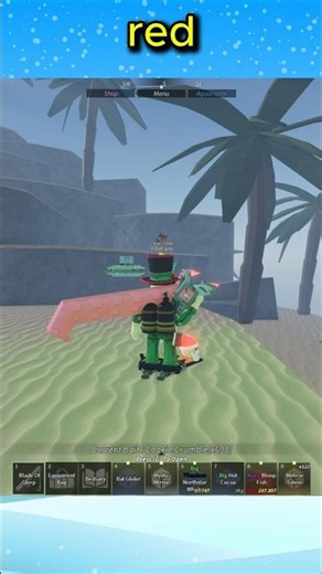 FREE Skin Code 🎁 | Red Blade of Glorp in Fisch