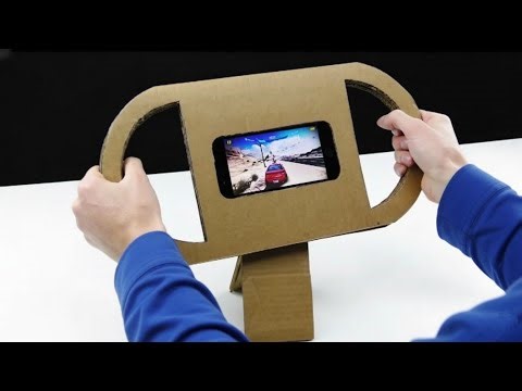 How to Make a Gaming Steering Wheel for Any Smartphone or Tablet | DIY