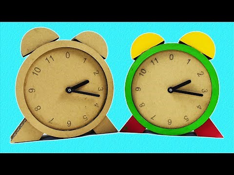 How to make a great little alarm clock out of cardboard