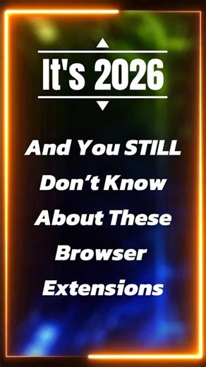 Top 5 Browser Extensions You NEED IN 2026!🔥
