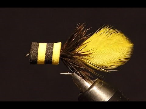 Mihulka Foam Panfish Popper - #3 in my Foam Fly Tying Series