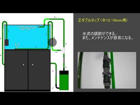 [HD] 水槽の中に湧水を作る！ 作り方の紹介