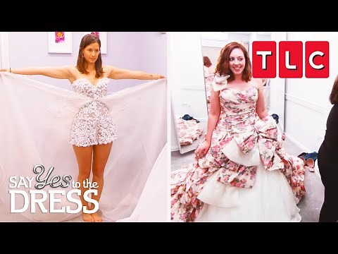 Most Unique Wedding Dresses of ALL TIME! | Say Yes To The Dress | TLC