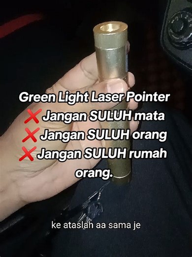 Green Light Laser Pointer: Kelebihan dan Amaran