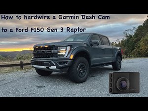 How to install a Garmin Dash Cam in a 2021 Ford F150