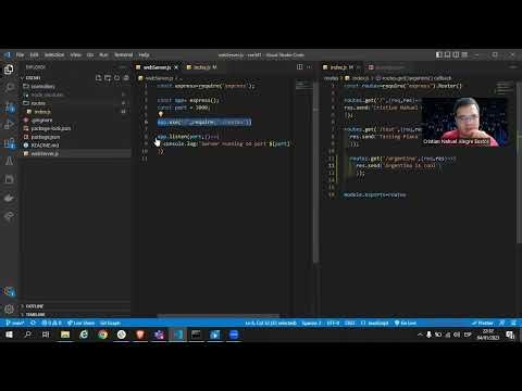Create a server using Node.Js and Express