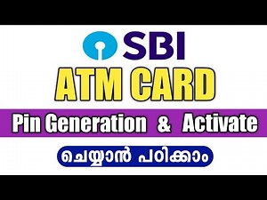 How To Active New SBI ATM Card & PIN Generation | Malayalam | @all4goodofficial