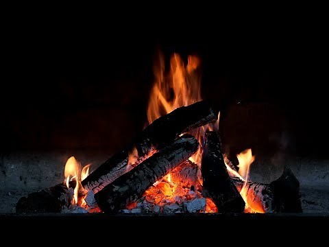 Relaxing Fireplace with Piano Music (Full HD)