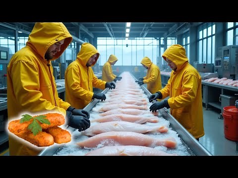 How Frozen Fish Fillets Are Made In Factory