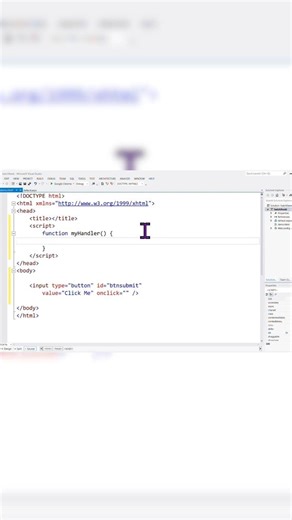 JavaScript button on Click Event for beginner | How to handle button click event in JavaScript HTML
