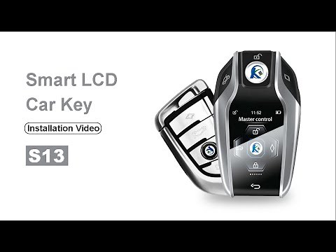 Smart LCD Car Key S13 Installation Video