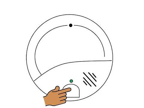 Animated: First Alert 9120b smoke alarm test.