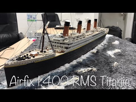 Airfix 1:400 RMS Titanic diorama (with LEDs!)