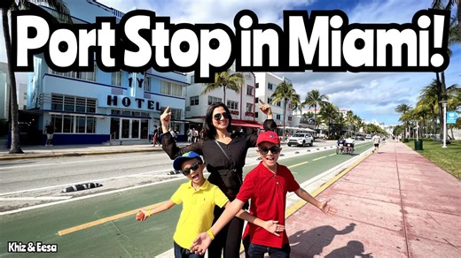 Miami Port Stop – Tour Ocean Drive, Lummus Park & Boardwalk