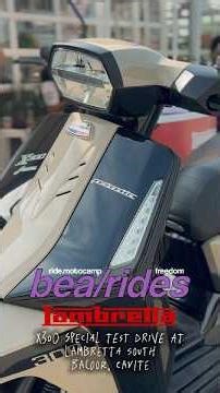 Lambretta X300 Special Road Test Ride