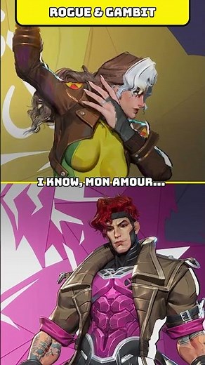 Rogue and Gambit interaction - Marvel Rivals