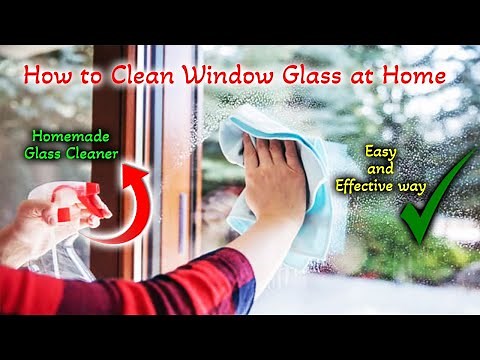 How to Clean Window Glass at Home