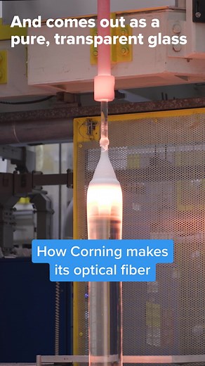 How #Corning Manufactures Optical Fiber for the Internet Backbone