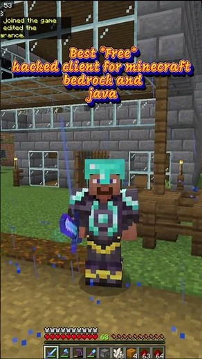 Best hacked client for servers in minecraft bedrock and java #hack #mc