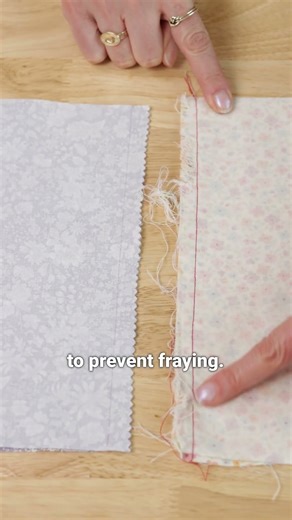 Easy Seam Finishing with Pinking Shears