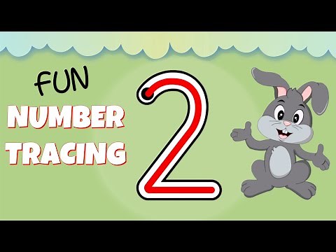 How to Write the Number 2 - Numbers for Kids
