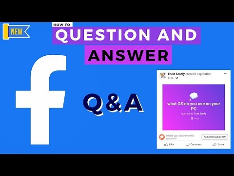 how to create a Q&A (question and Answer) on facebook personal account