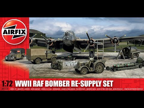 WWII RAF Bomber Resupply Set (Airfix 1:72 scale model kit)