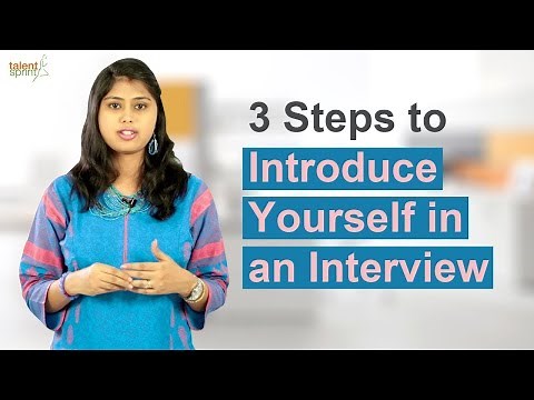 3 Steps to Introduce Yourself in an Interview | Interview Tips | TalentSprint